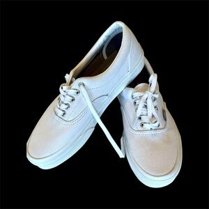 Vans Classic White Canvas Sneakers  new size women 9.5 : men 8